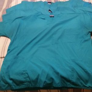 Set of 3 Xl cherokee scrub tops Teal